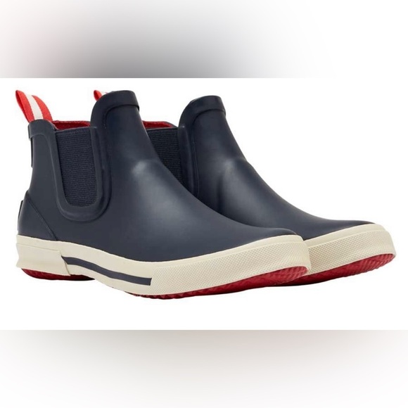 Joules Shoes - Joules Rainwell Low Wellington rain boots, US Size 10, slip on booties, black